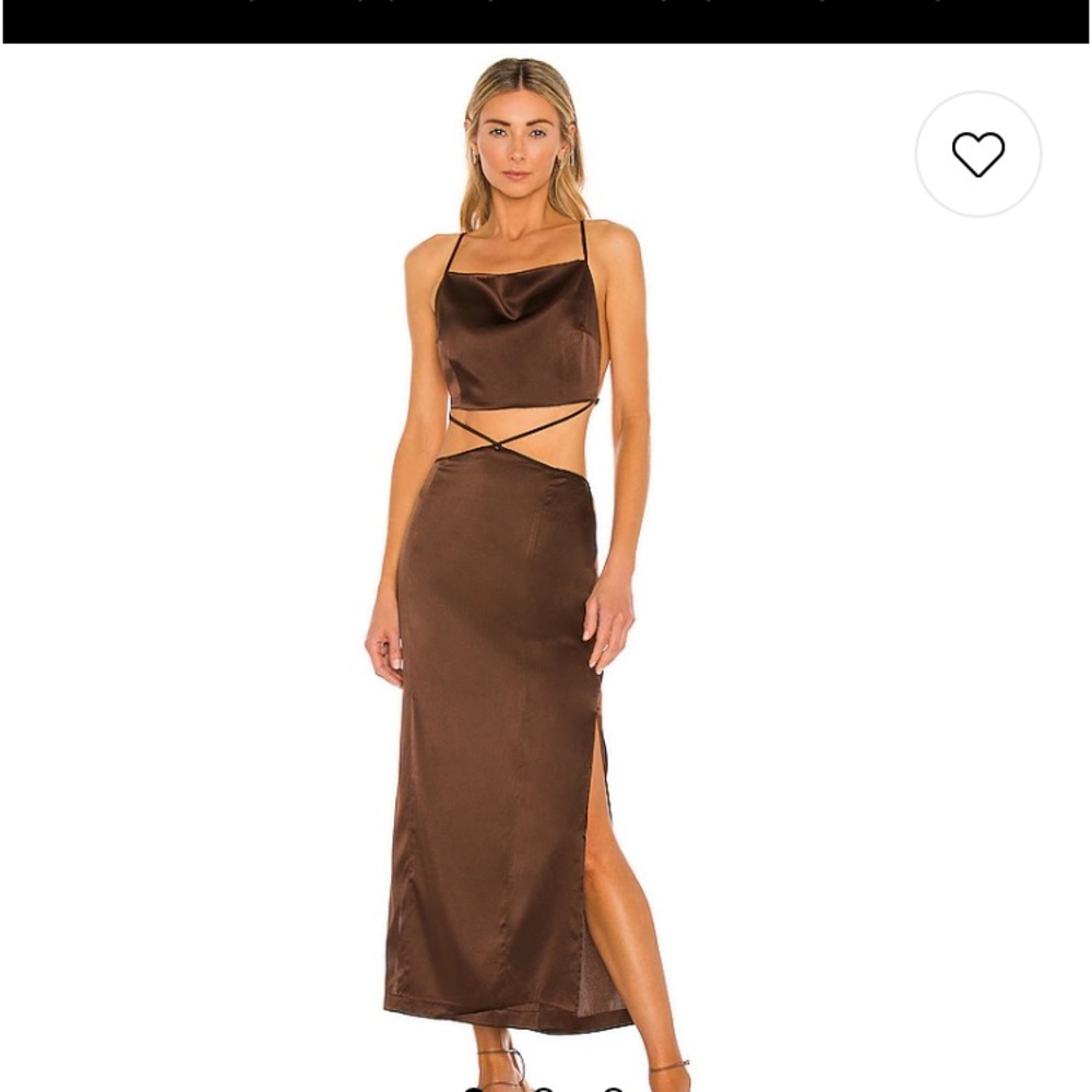 Hansen & Gretel Serpentine Dress XXS Waist Cut Out Crisscross Back Strappy NWT